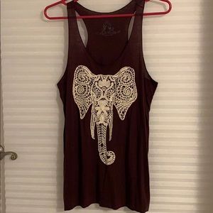 Crochet elephant tank top